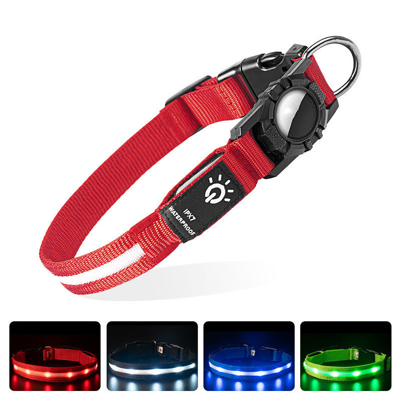 Collar Ultra-Guard LED Pro: Impermeable y Compatible con AirTag