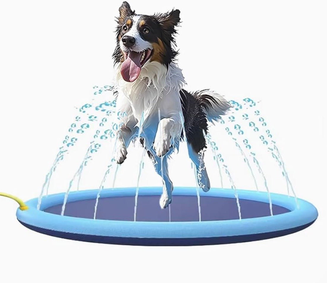 Piscina Refrescante Plegable para Mascotas – ¡Diversión de Verano sin Calor!